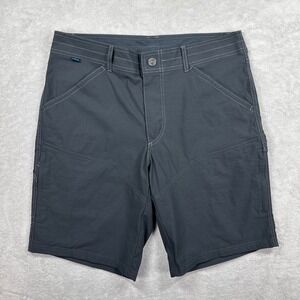 Kuhl Radikl Shorts Mens 34 Carbon Gray Hiking Outdoor Technical Utility Stretch